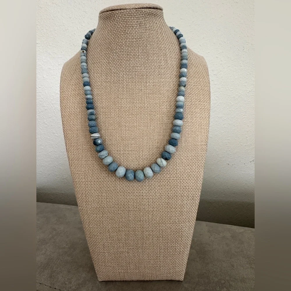 Blue Opal beaded Necklace by Jay King - Picture 2 of 10